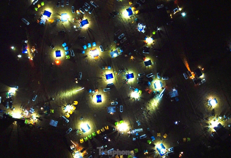 Đêm về trên thảo nguyên Bùi Hui. Ảnh: GREENCAMP.