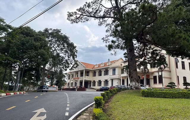 Trụ sở UBND H.Di Linh, Lâm Đồng. Ảnh: Gia Bình