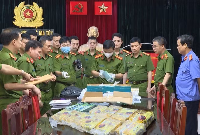 Số lượng lớn ma túy do Vàng A Tùng vận chuyển được Công an tỉnh Thanh Hóa phối hợp bắt giữ