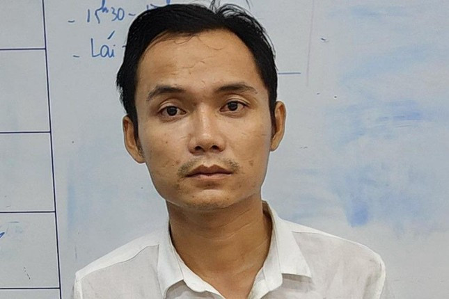 Đỗ Thành Lý tại cơ quan công an. Ảnh: C.A. Đỗ Thành Lý tại cơ quan công an. Ảnh: C.A.