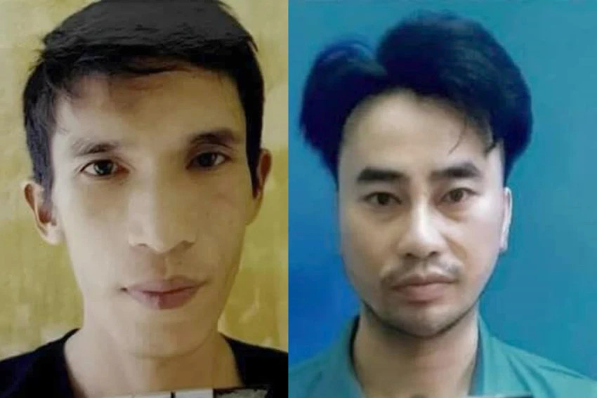 Hai phạm nhân Hoàng và Thành.