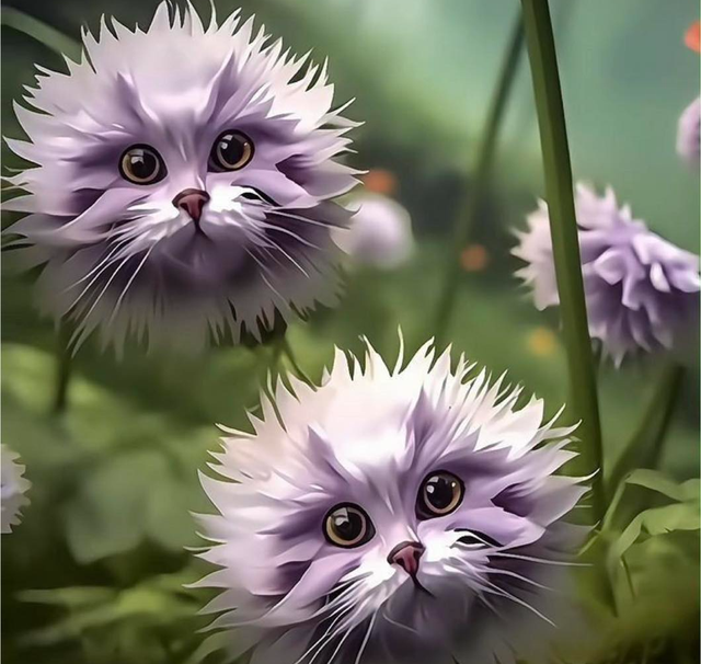 Cảnh báo lừa bán hạt giống, hoa nở hình chim hạc và mèo trên mạng - Ảnh 2. Giống hoa nở hình mặt mèo được rao bán trên mạng. CHỤP MÀN HÌNH