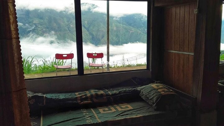 Nhà nghỉ tại Tà Xùa. Nhà nghỉ tại Tà Xùa.