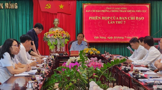 Phiên họp thứ 7 của Ban Chỉ đạo phòng, chống tham nhũng, tiêu cực Đắk Nông