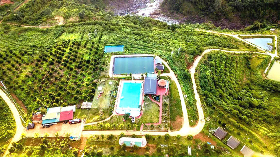 Toàn cảnh Farmstay Sâm Phát Ia Ly là điểm dừng chân lý tưởng của du khách thích du lịch trải nghiệm. Ảnh: Nguyễn Sâm