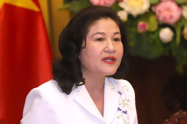 Thứ trưởng Bộ LĐTB&XH Nguyễn Thị Hà. Ảnh PV Thứ trưởng Bộ LĐTB&XH Nguyễn Thị Hà. Ảnh PV