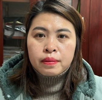 Bị can Lê Thị Tuyết Mai.