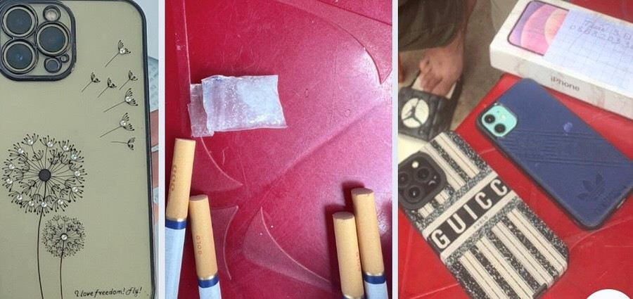 Tang vật thu giữ trong quá trình bắt giữ các đối tượng