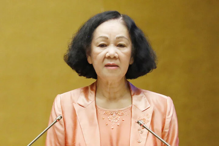 Bà Trương Thị Mai. Bà Trương Thị Mai.