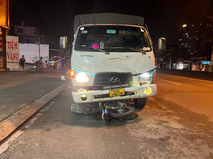 Hiện trường vụ tai nạn.