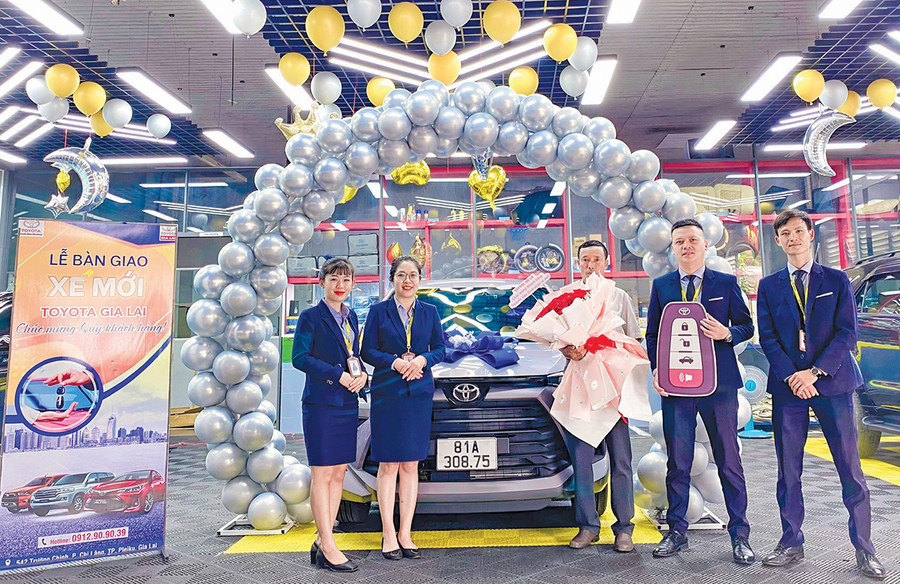 Trong 3 quý đầu năm 2022, tổng dung lượng thị trường ô tô Gia Lai đạt 2.166 xe, tăng mạnh so với cùng kỳ năm 2021. Ảnh: S.C