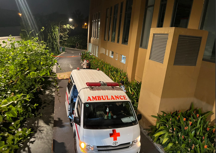 Hiện trường vụ việc.