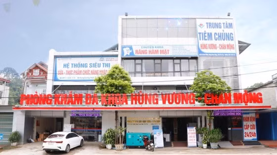 Phòng khám Đa khoa Hùng Vương - Chân Mộng nơi xảy ra vụ việc