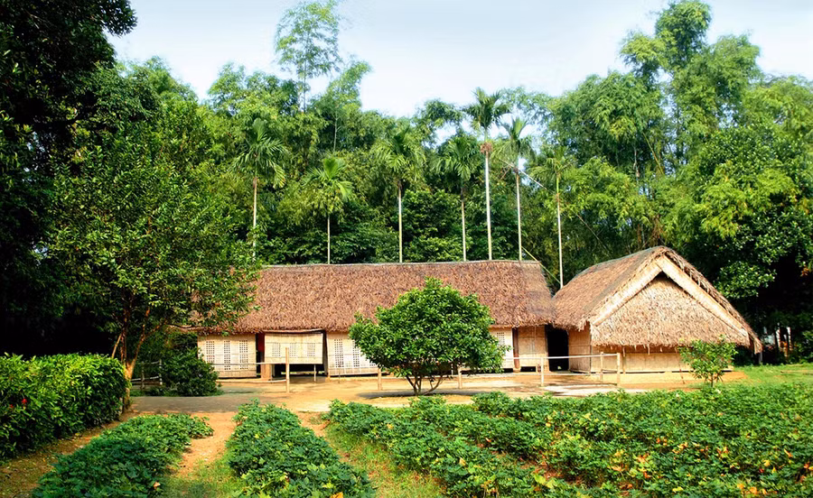 Một góc Khu di tích Kim Liên (ảnh tư liệu).