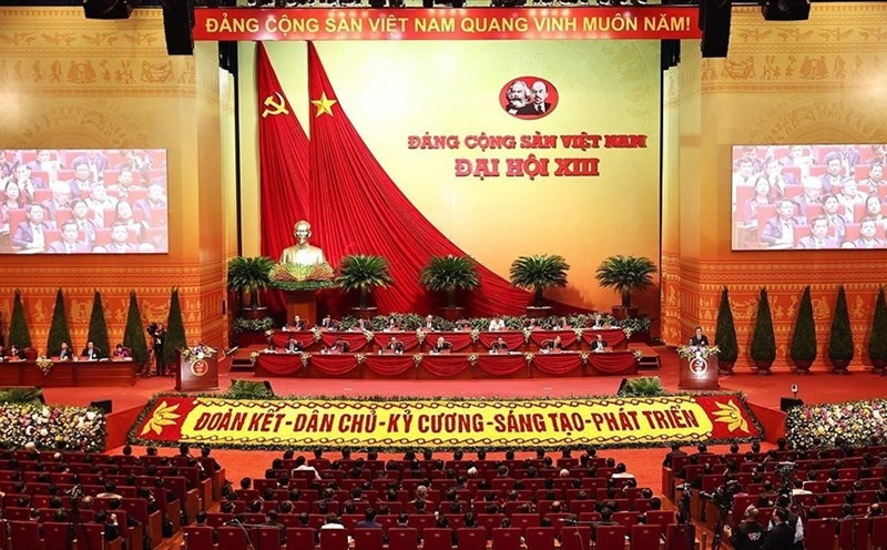 Đại hội Đại biểu toàn quốc lần thứ XIII của Đảng. Ảnh: T.Vương