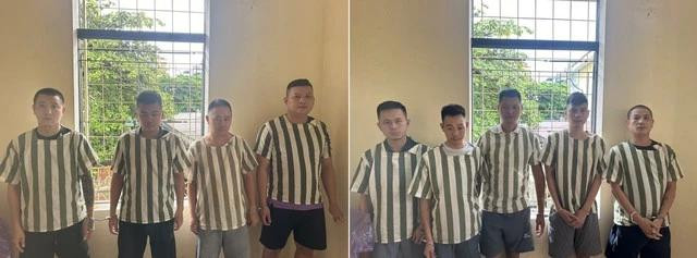 Công an TP.Hạ Long bắt giữ thêm 9 bị can trong đường dây cá độ bóng đá trăm tỉ. Ảnh Đ.X