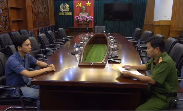 Bị can Trần Văn Châu được xác định là một trong những nghi phạm cầm đầu trong hoạt động của Công ty luật Pháp Việt. Ảnh: BẮC BÌNH