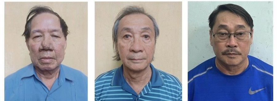 Từ trái qua: Lê Quang Thung, Huỳnh Trung Trực, Phạm Văn Thành Từ trái qua: Lê Quang Thung, Huỳnh Trung Trực, Phạm Văn Thành