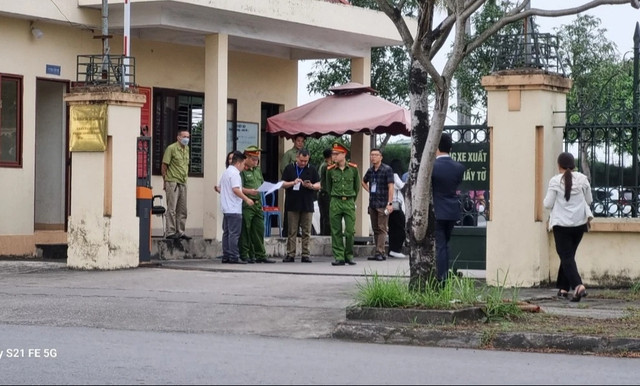 An ninh phiên tòa được thắt chặt.