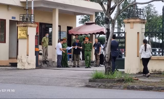 An ninh phiên tòa được thắt chặt.