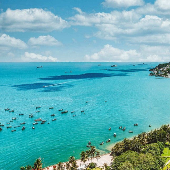 Bãi biển Hồ Tràm nhìn từ trên cao. Ảnh: Travel Off Path. Bãi biển Hồ Tràm nhìn từ trên cao. Ảnh: Travel Off Path.