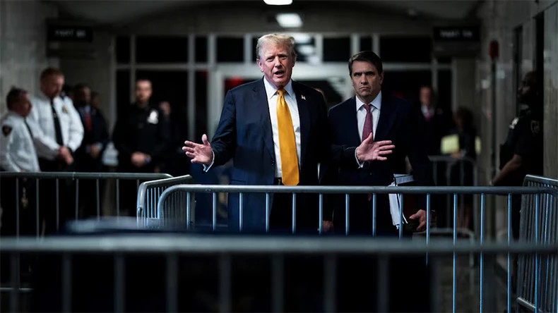 Ông Trump phát biểu trước báo giới tại New York, ngày 29/5/2024. (Ảnh: Reuters) Ông Trump phát biểu trước báo giới tại New York, ngày 29/5/2024. (Ảnh: Reuters)