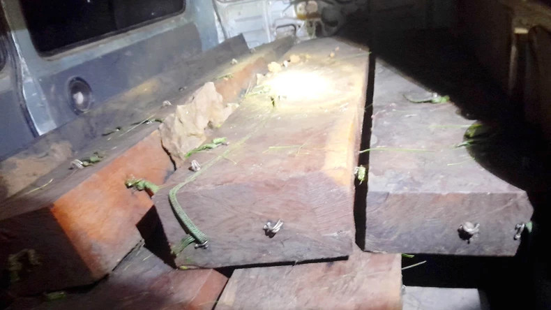 Tang vật thu giữ tại hiện trường.