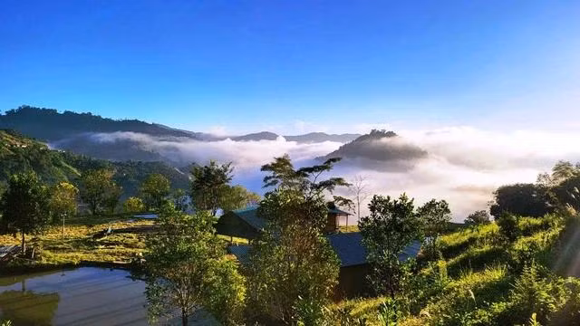 Hình ảnh tuyệt đẹp ở farmstay của Riáh Dung, Bí thư Đoàn xã Gari