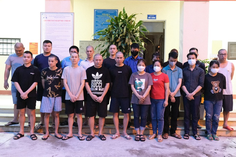 Các đối tượng bị khởi tố. Ảnh: Công an cung cấp Các đối tượng bị khởi tố. Ảnh: Công an cung cấp