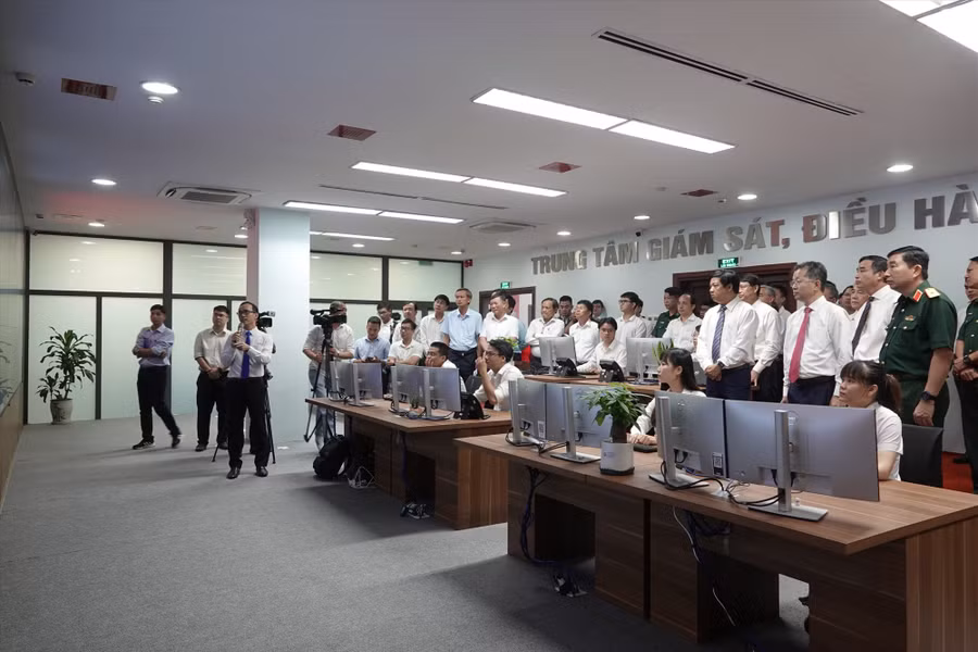 Đà Nẵng đưa vào vận hành trung tâm giám sát, điều hành thông minh. Ảnh: Nguyên Thi
