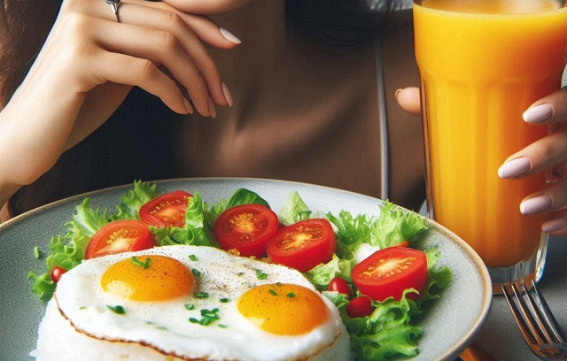 Những quả trứng trong bữa ăn có thể mang lại lợi ích sức khỏe đặc biệt cho nữ giới - Minh họa AI: Anh Thư Những quả trứng trong bữa ăn có thể mang lại lợi ích sức khỏe đặc biệt cho nữ giới - Minh họa AI: Anh Thư