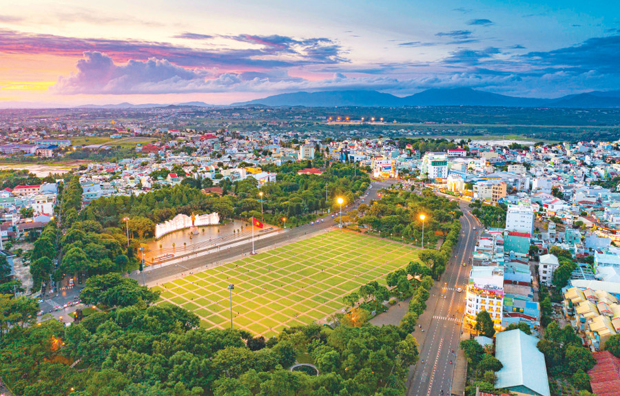Đô thị Pleiku ngày càng khang trang, hiện đại. Ảnh: Huyền Tỷ