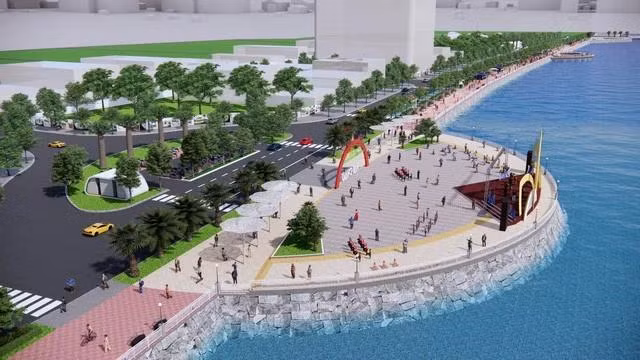 Khu vực biểu diễn nghệ thuật đường Bình Minh 6. Ảnh: Nguyễn Tú