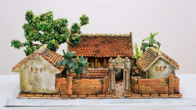 Chiếc bánh trung thu Hồi ức về làng quê Bắc Bộ của Thùy Dương. Ảnh: NVCC Chiếc bánh trung thu Hồi ức về làng quê Bắc Bộ của Thùy Dương. Ảnh: NVCC