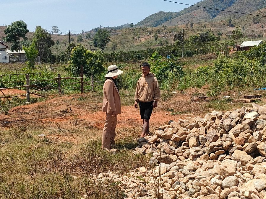 Khu đất mới sẽ triển khai xây dựng căn nhà mới cho gia đình A Lương. Ảnh: PN Khu đất mới sẽ triển khai xây dựng căn nhà mới cho gia đình A Lương. Ảnh: PN
