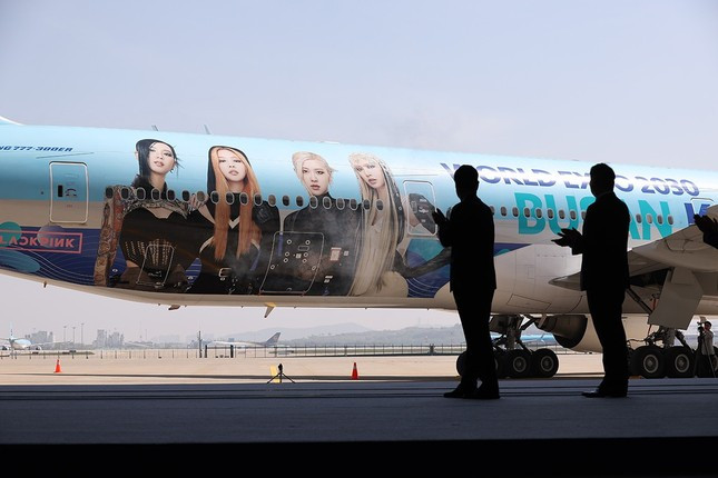 Nội thất bên trong chuyên cơ dành cho BlackPink. Ảnh: Korean Air. Nội thất bên trong chuyên cơ dành cho BlackPink. Ảnh: Korean Air.