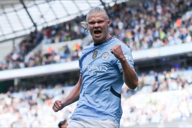 Erling Haaland ghi 4 bàn sau hai trận ra quân của Man City Erling Haaland ghi 4 bàn sau hai trận ra quân của Man City