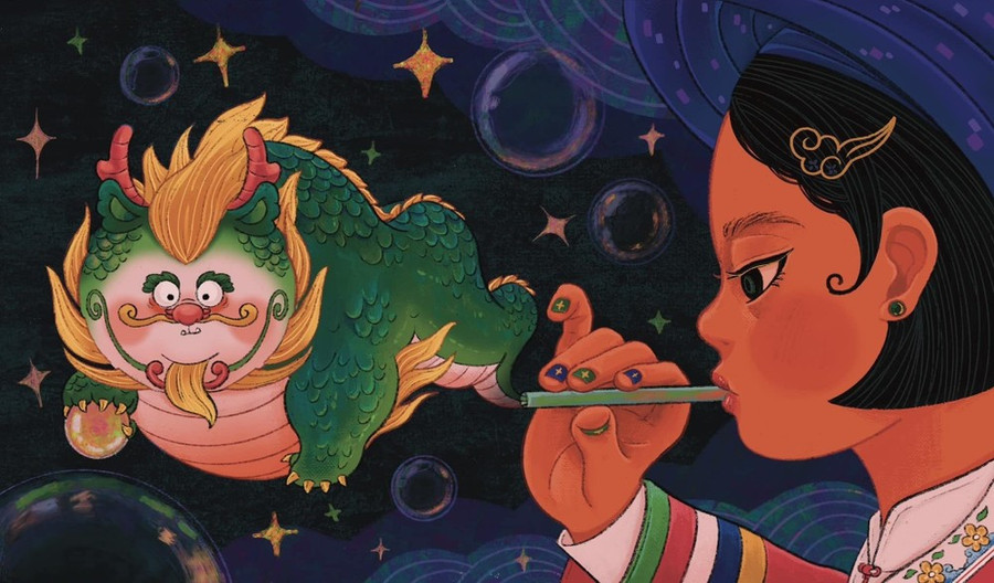 Tác phẩm &quot;Hơi thở Rồng&quot; của Phạm Trần Song Kim.