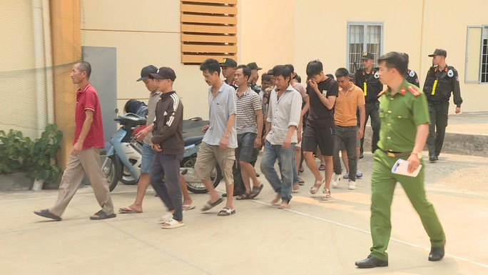 Các đối tượng tham gia đá gà ở nhiều huyện của Đắk Lắk và Phú Yên