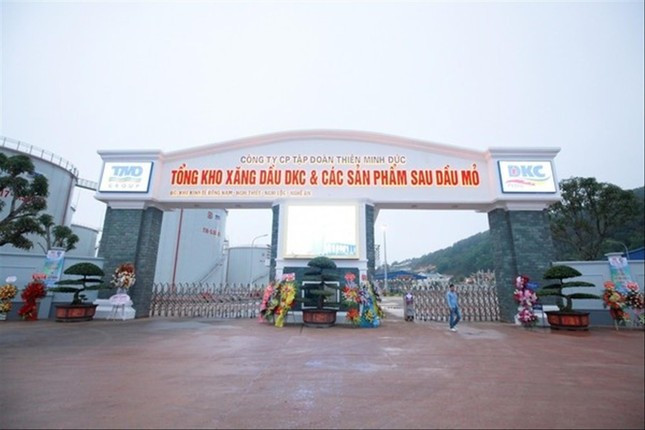 Kho xăng dầu của Tập đoàn Thiên Minh Đức Kho xăng dầu của Tập đoàn Thiên Minh Đức