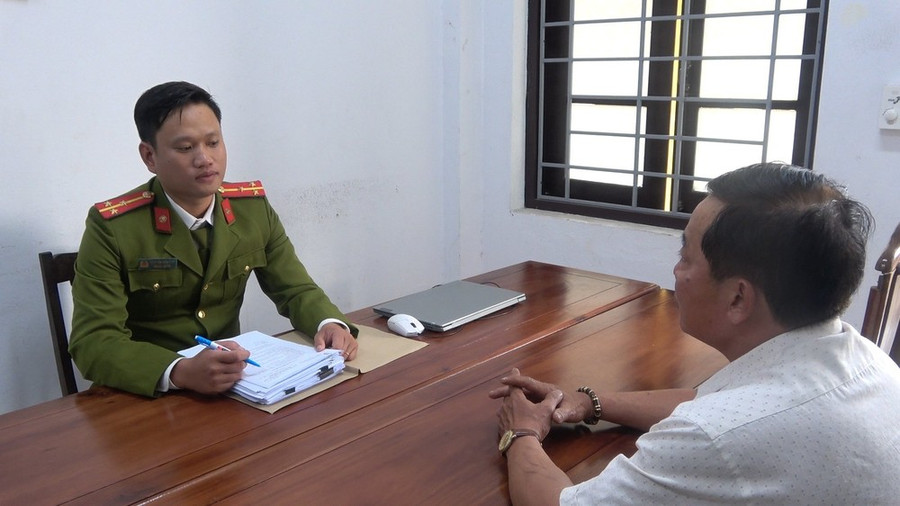 Công an đấu tranh với đối tượng Dưỡng Công an đấu tranh với đối tượng Dưỡng