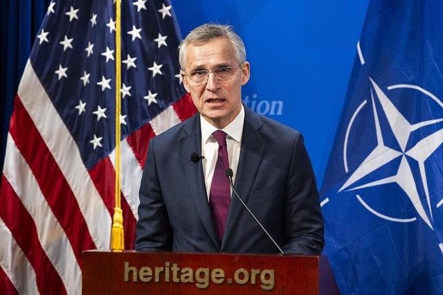Tổng Thư ký NATO Jens Stoltenberg. Ảnh: EPA