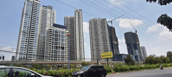 Một dự án chung cư tại TP Thủ Đức.