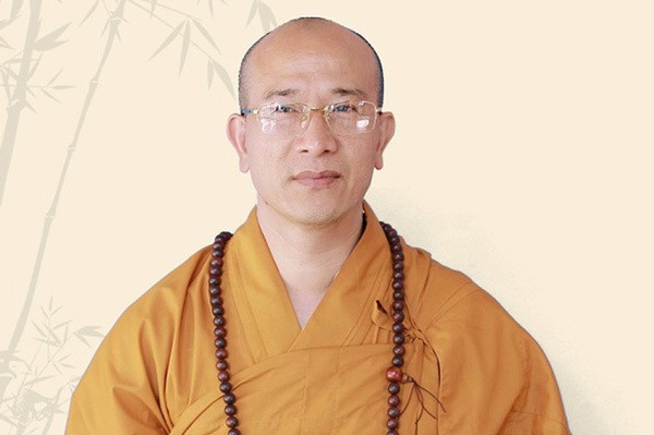 Sư trụ trì chùa Ba Vàng Thích Trúc Thái Minh.