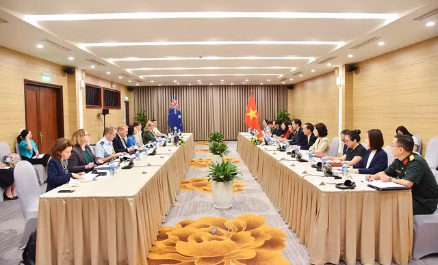 Đối thoại Chiến lược Ngoại giao - Quốc phòng Việt Nam - Úc lần thứ 9. Ảnh: Báo Thế giới và Việt Nam