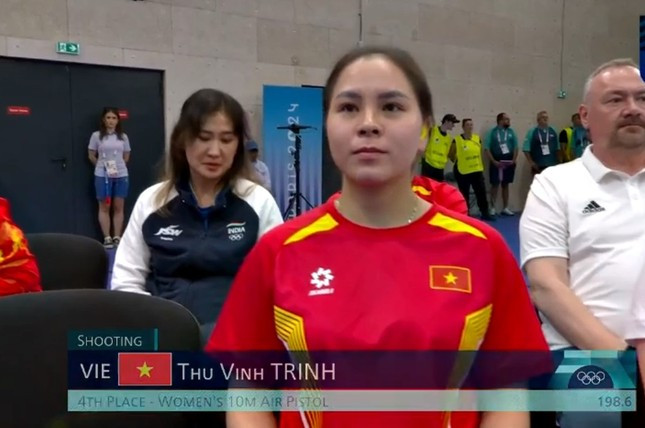 Thu Vinh từng vào chung kết nội dung súng ngắn hơi 10 mét nữ Thu Vinh từng vào chung kết nội dung súng ngắn hơi 10 mét nữ