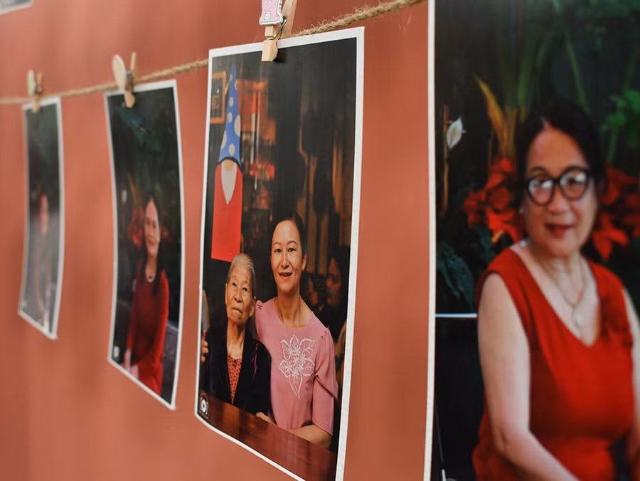 Một góc triển lãm "Phái đẹp" do CLB Art Curators tổ chức (ảnh NVCC)