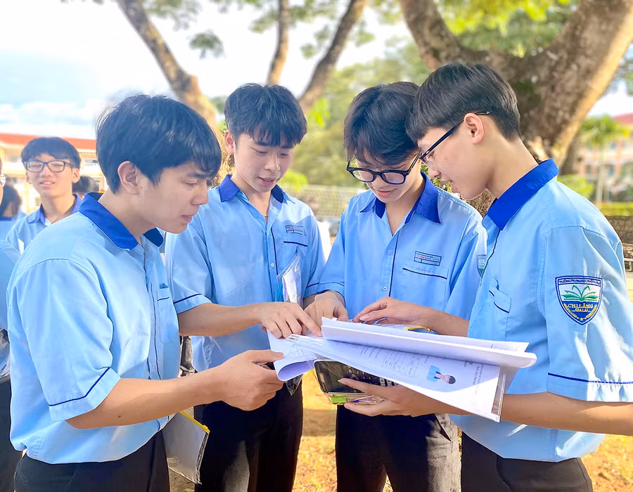 Tỷ lệ học sinh đậu tốt nghiệp THPT chung của tỉnh năm 2023 đạt 97,78%. Ảnh: Mộc Trà