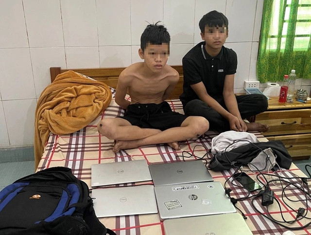 2 đối tượng trộm cắp tài sản tại Đà Nẵng sau đó về Quảng Nam lẩn trốn