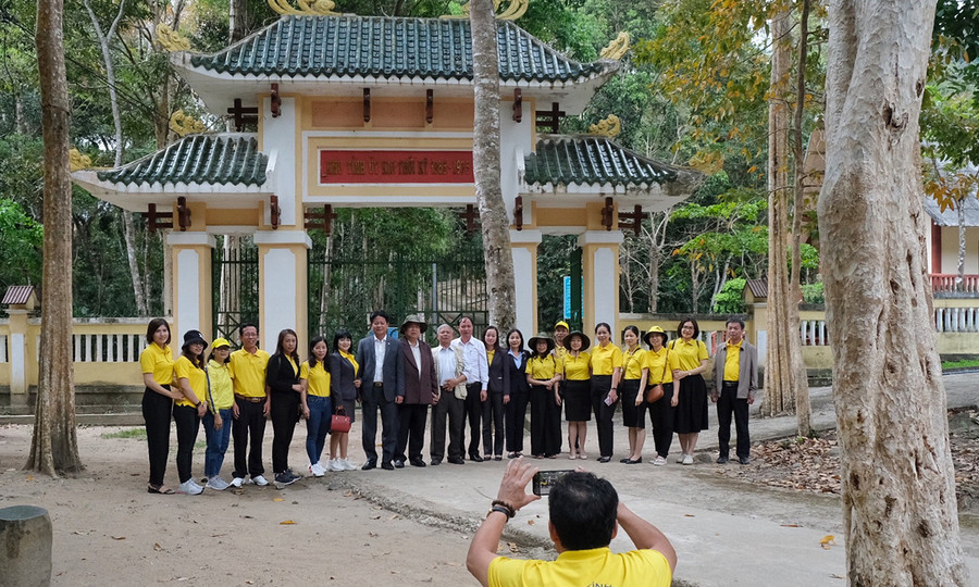 Di tích lịch sử căn cứ địa cách mạng khu 10. Ảnh: Minh Châu Di tích lịch sử căn cứ địa cách mạng khu 10. Ảnh: Minh Châu